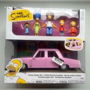 The Simpsons 2.5 " Simpson Family with Sedan (Target Exclusive)